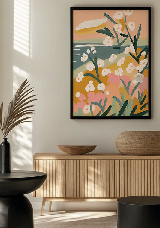 Flowers By The Sea