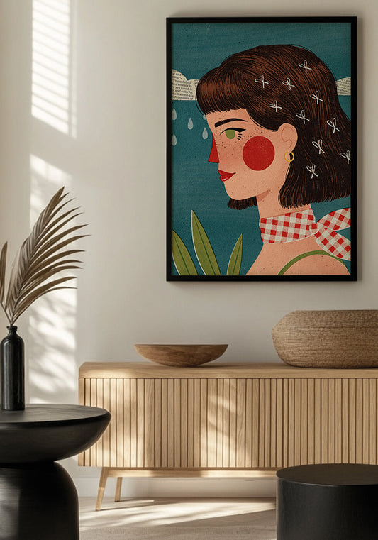 Retro Side Portrait